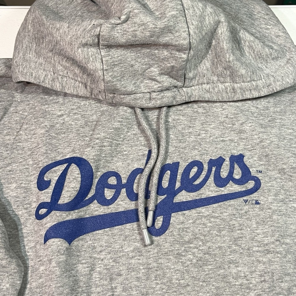 Levelwear Men's Gray LA Dodgers Hoodie Sz Med Mens EUC